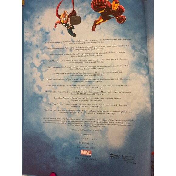 5-Minute Marvel Stories Hardcover Book Featuring Superheroes & Adventures - Picture 3 of 7